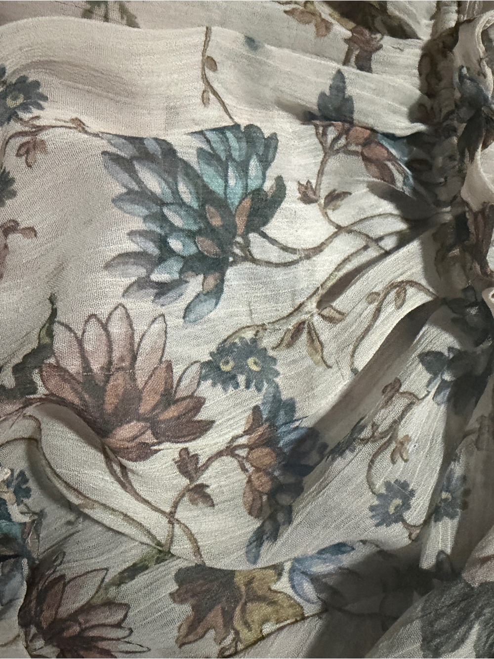 Antonio Melani Boho Floral Tiered Maxi Dress in Blush - Picture 4 of 6